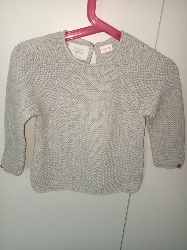 Sweter Zara dla dziewczynki 98-104