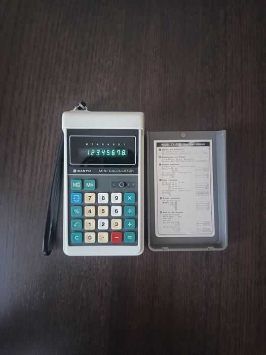 Stary Kalkulato,r Sanyo CX-8105
