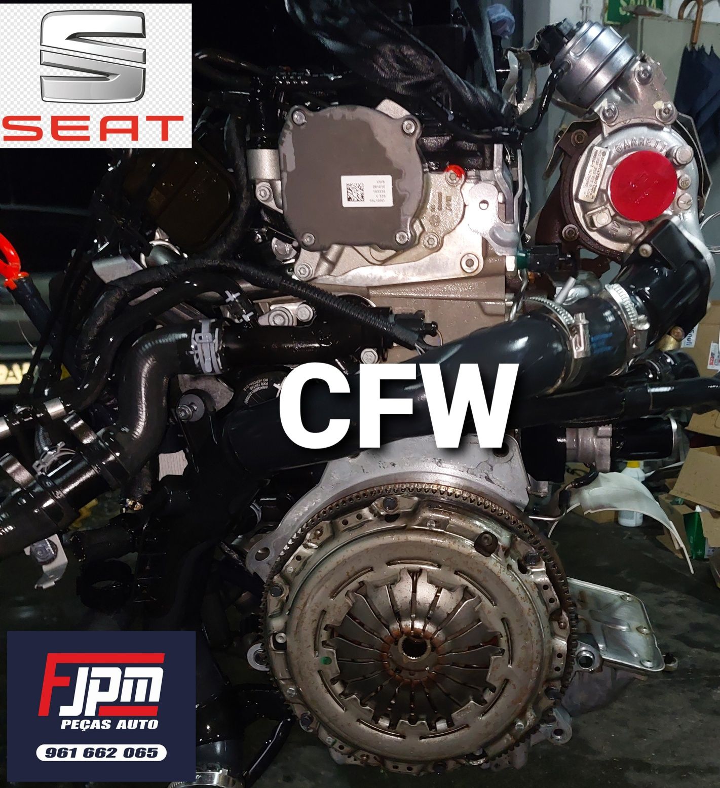 Motor vw 1.2 tdi 2013 ref cfw