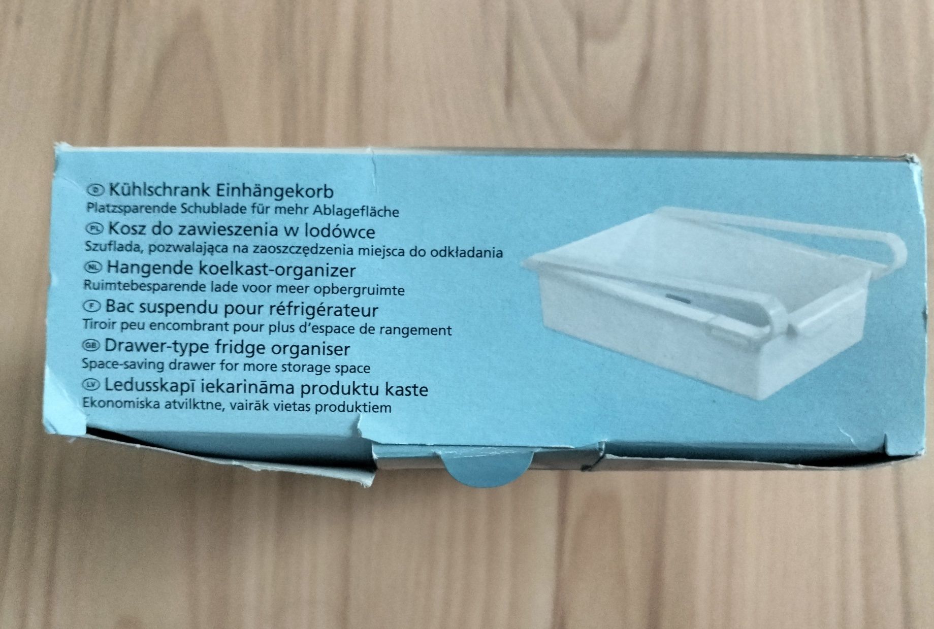 Zawieszany pojemnik / kosz do lodówki, z funkcją wentylacji - Wenko