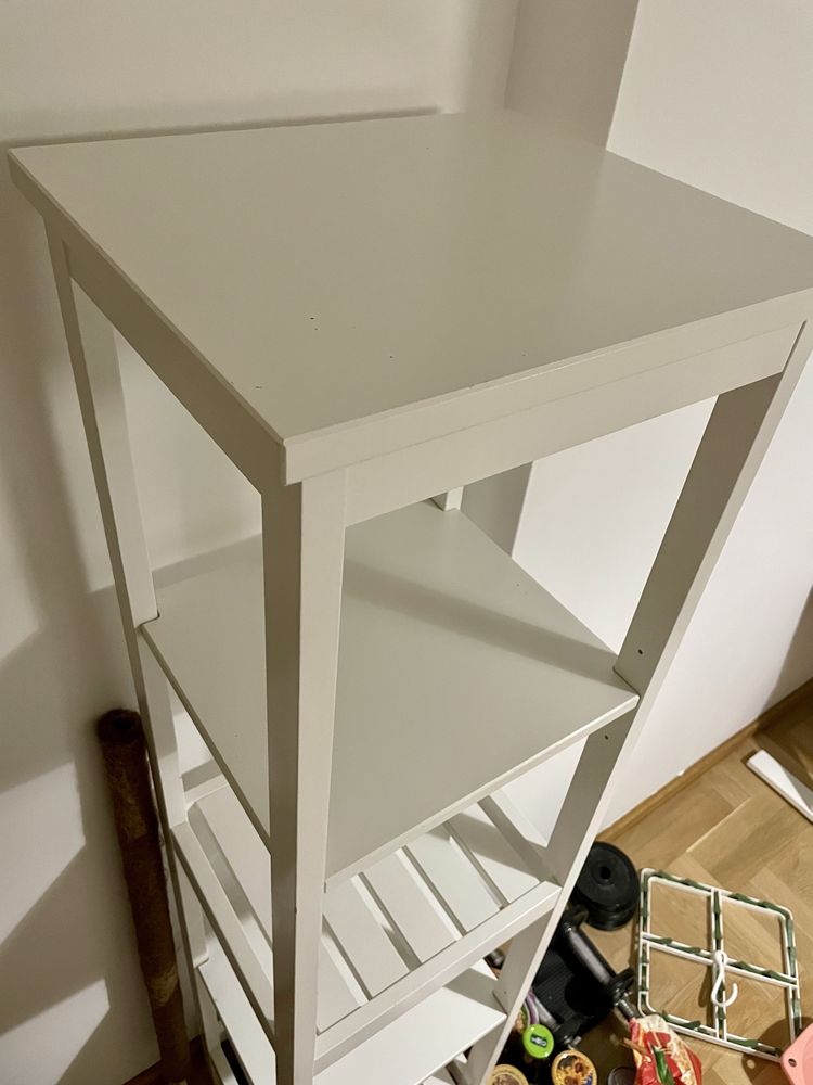 Ikea hemnes biały drewniany regał 42x172 cm