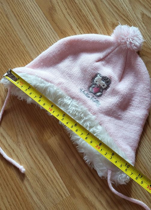 ZARA Hello Kitty piękny zimowy zestaw czapka plus rękawiczki