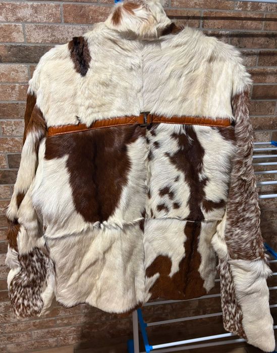 Шуба, унісекс, натуральна шкіра та натуральне хутро.