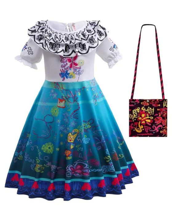 GRATIS! nowy strój Mirabel Encanto, r. 122/128 przebranie