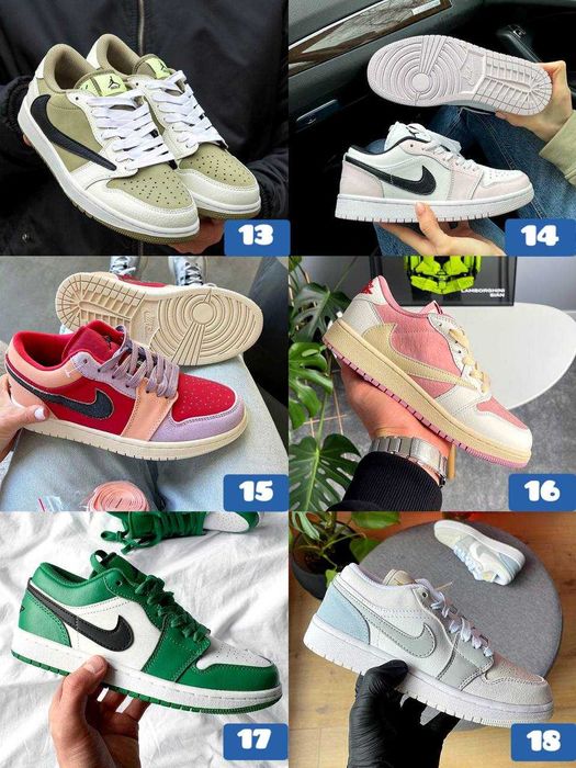 ‼️Кросівки Nike Air Jordan 1 Low/Nike Blazer різних кольорів | Унісекс