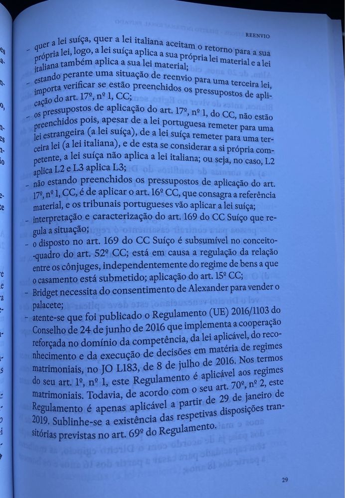 Casos práticos Direito Internacional Privado com resoluçao