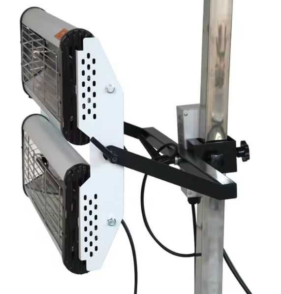 Lakierniczy Promiennik Podczerwieni 2000W Podwójny Najlepszy Duży