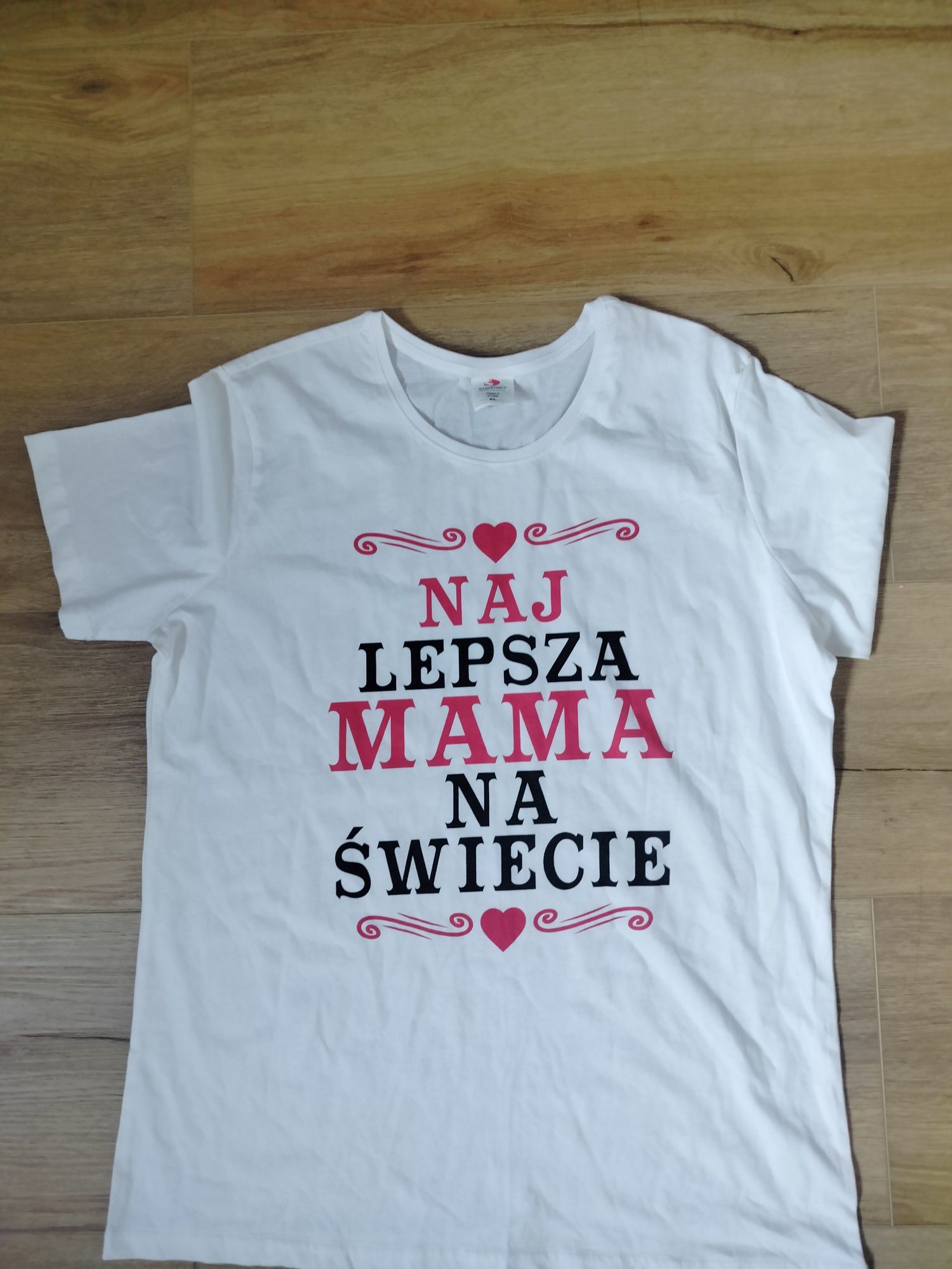 Koszulka krótki rękaw T shirt damska Mama XL