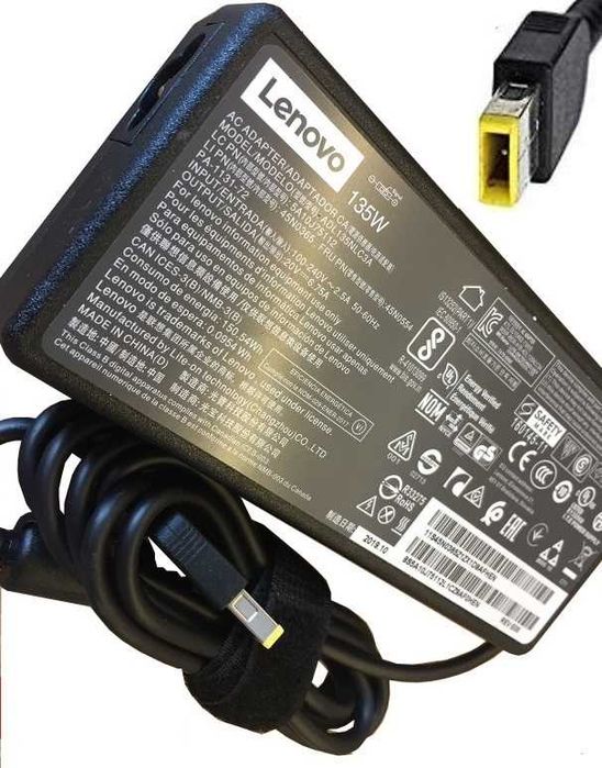 Oryginalny zasilacz LENOVO ADL135NLC3A 135W 20V 6.75A wtyk Slim Tip