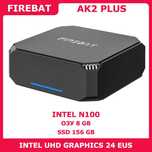 FIREBAT AK2 PLUS N100 8/256 LAN USB HDMI DisplayPort WiFi5+BT (9761)