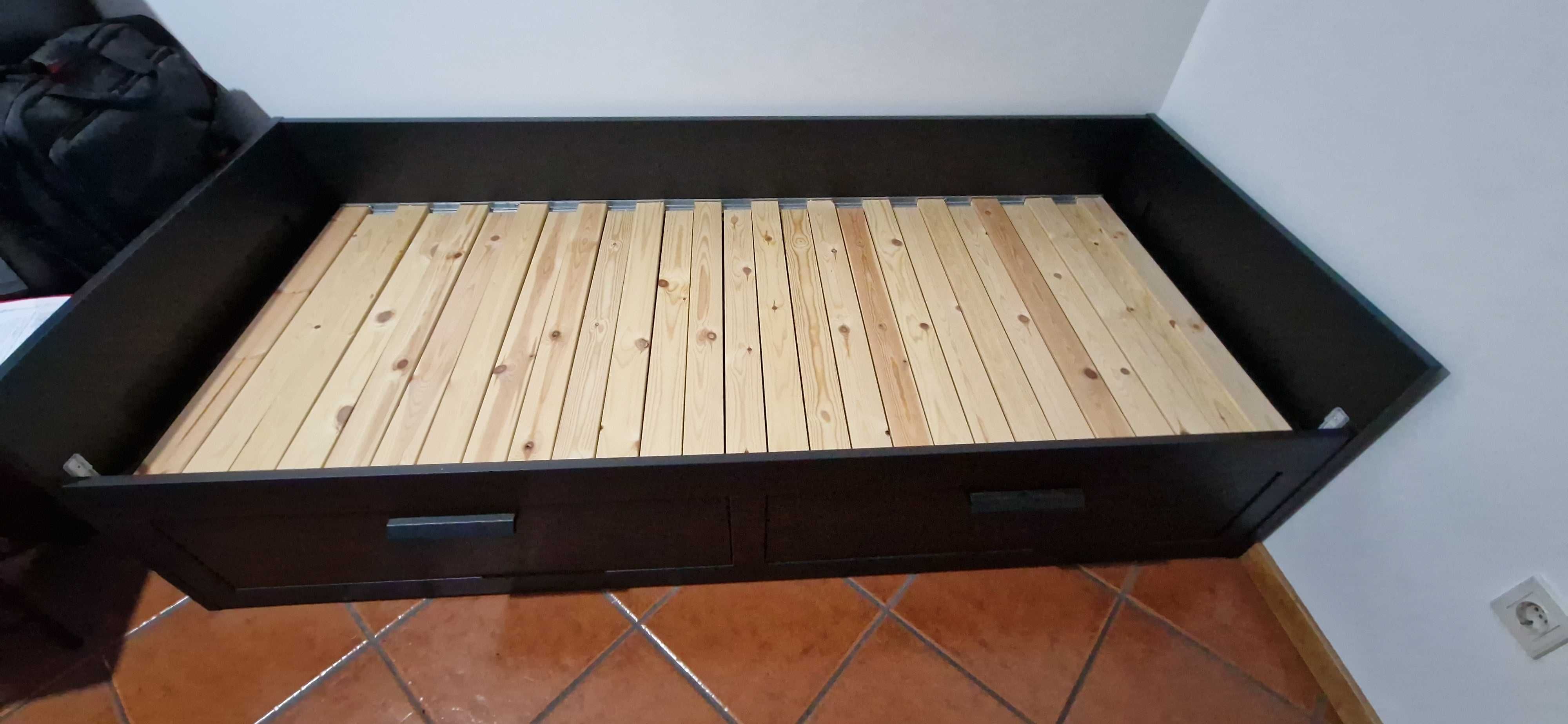 Cama dupla c/2 gav, 80x200 cm