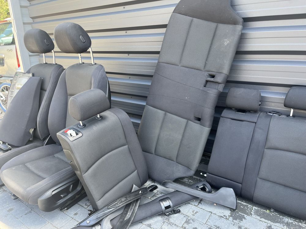 Wnetrze fotele boczki bmw 5 f11 2015r elektryka airbag