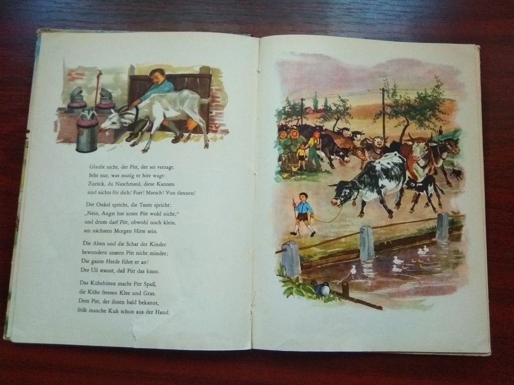 Дитяча книга 1955 р на німецькій мові Das milchbächlein