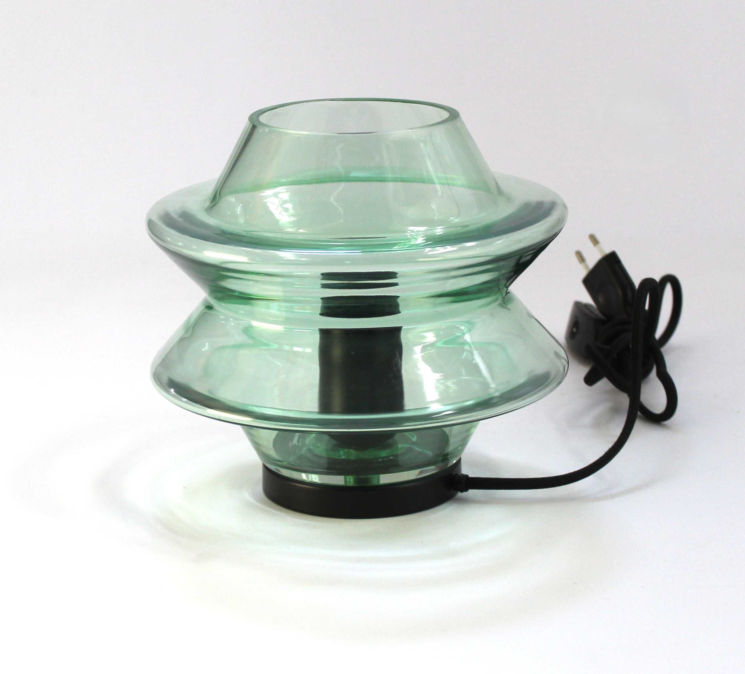 Candeeiro de mesa em Vidro | Verde | Peça Exclusiva!