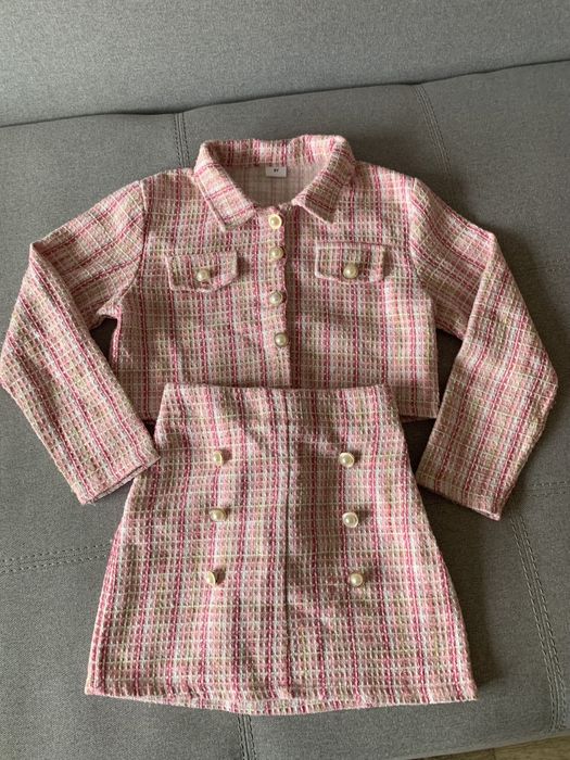 Костюм на дівчинку 7-8 років спідниця піджак