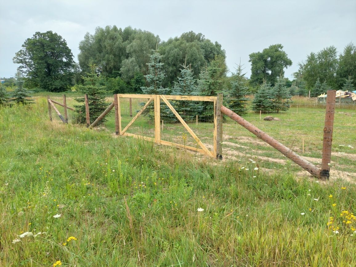 Siatka leśna ogrodzenie tymczasowe budowlane