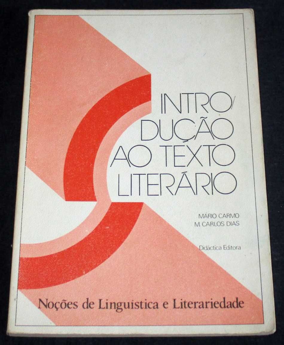 Livro Introdução ao texto literário Didáctica Editora