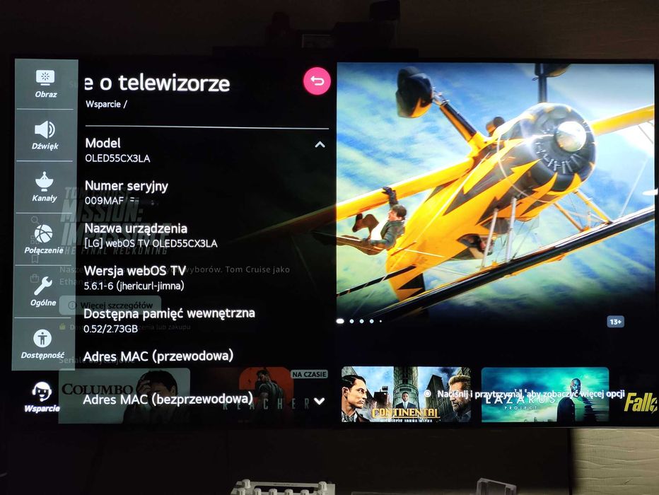 LG OLED CX 55” Dolby Vision G-Sync 4K 120Hz hdmi 2.1 Bielsko-Biała