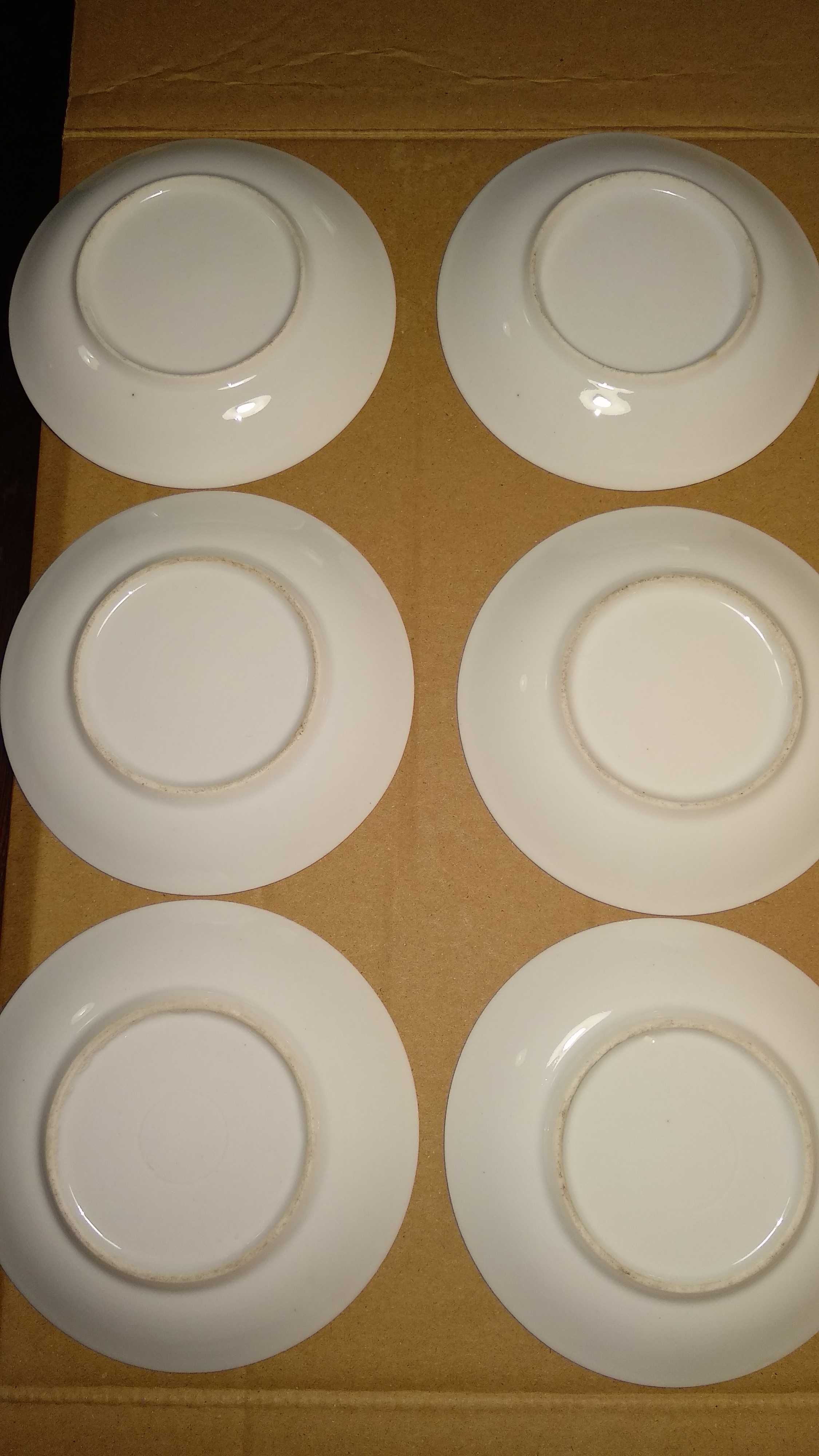 5 pratos antigos, porcelana alemã  ou francesa