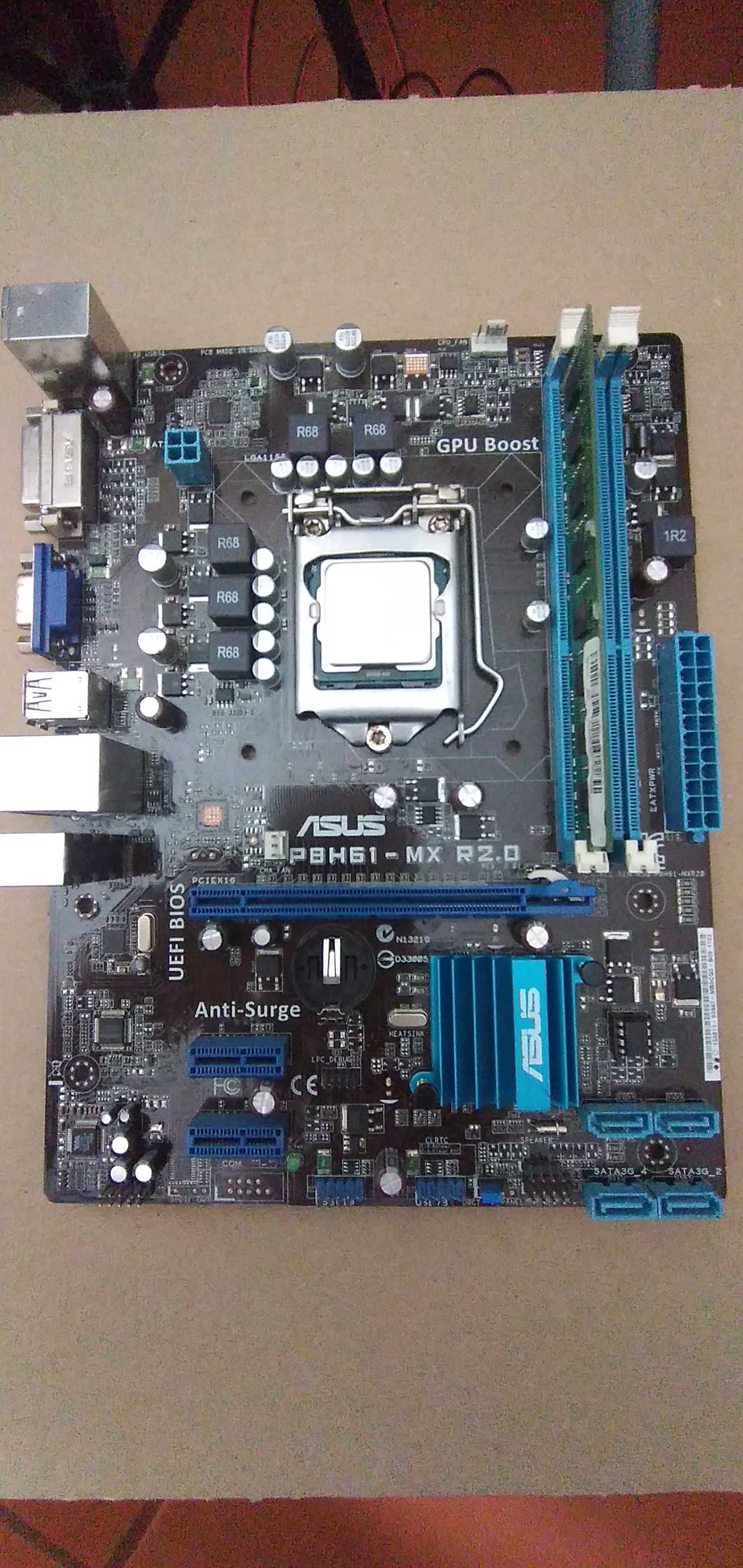 Motherboard ASUS P8H61 MX r2.0+ CPU i5-3570