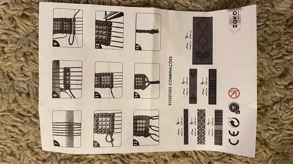 Fazer pulseiras - brinquedo