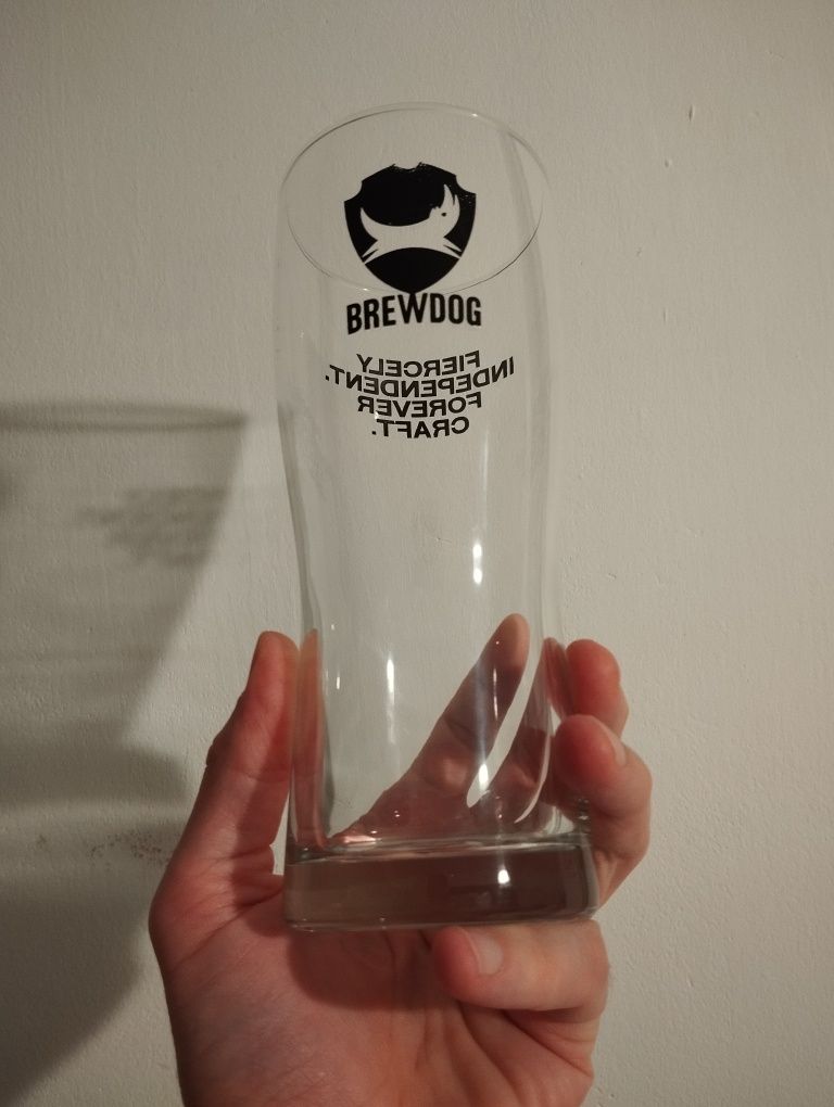 szklanka, szkło do piwa kraftowego - brewdog