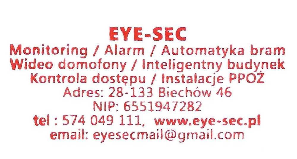 24. Monitoring, Kamery, Alarm, Automatyka bram HIKVISION / SATEL /FAAC
