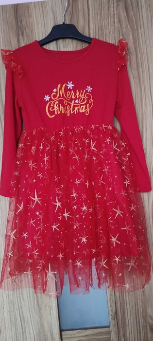 Sukienka świąteczna na 6 lat