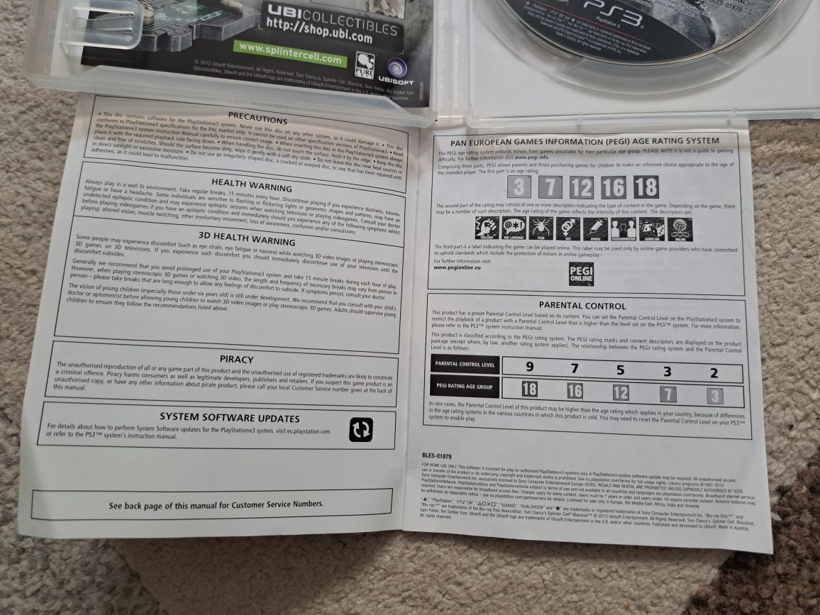 Tom Clancy's Splinter Cell Blacklist PS3