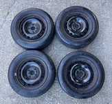 Felgi stalowe opony 14 cali ET35 4x98 Fiat 500, Panda, Ford KA, Punto