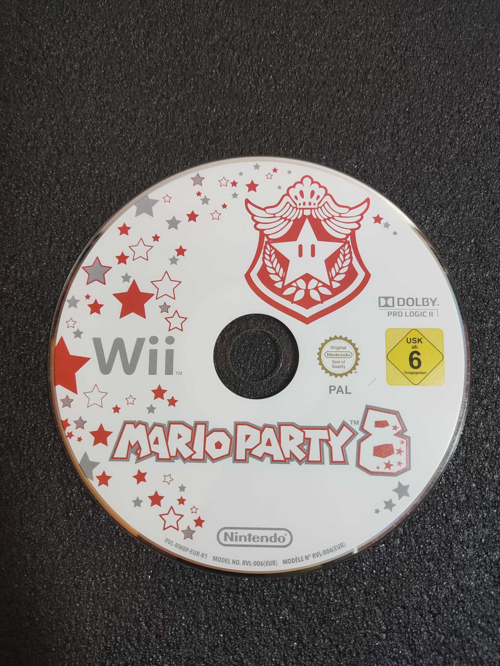 Mario Party 8 para Nintendo Wii com caixa em Bom estado geral