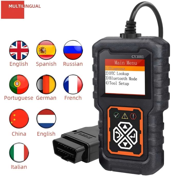 Skaner diagnostyczny OBD2 uniwersalny tester kasowanie błędów CY3001