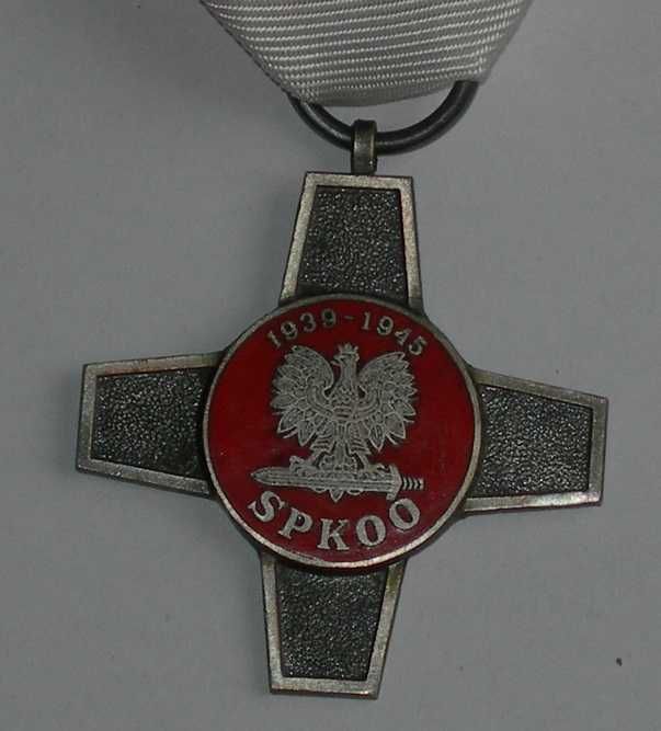 Kombatancki Krzyż Zasługi SPKOO - oryginał