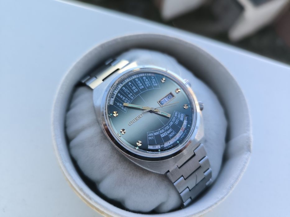 Oliwkowy zegarek orient cesarski patelnia ni seiko tissot citizen