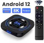 Смарт TV приставка 8K Ultra HD 4/64Гб 12,13 Андроїд