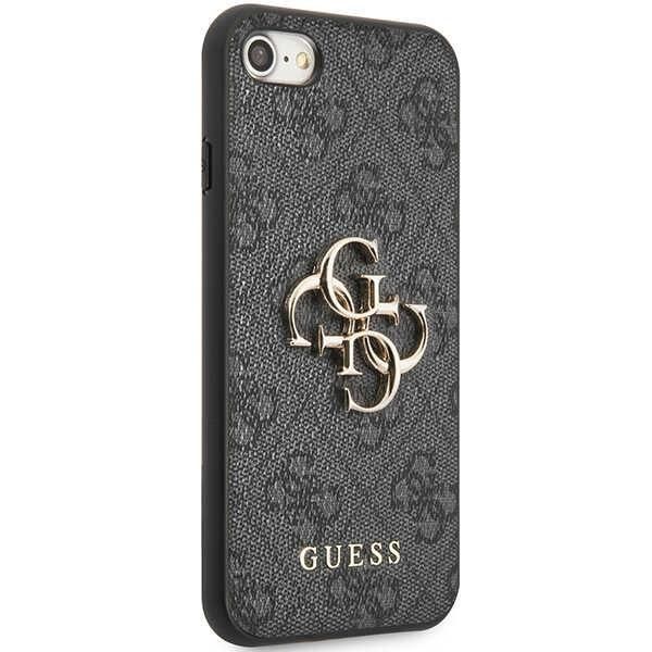 Etui Guess Guhci84Gmggr Na iPhone 7 / 8 / SE - Szare Hardcase 4G