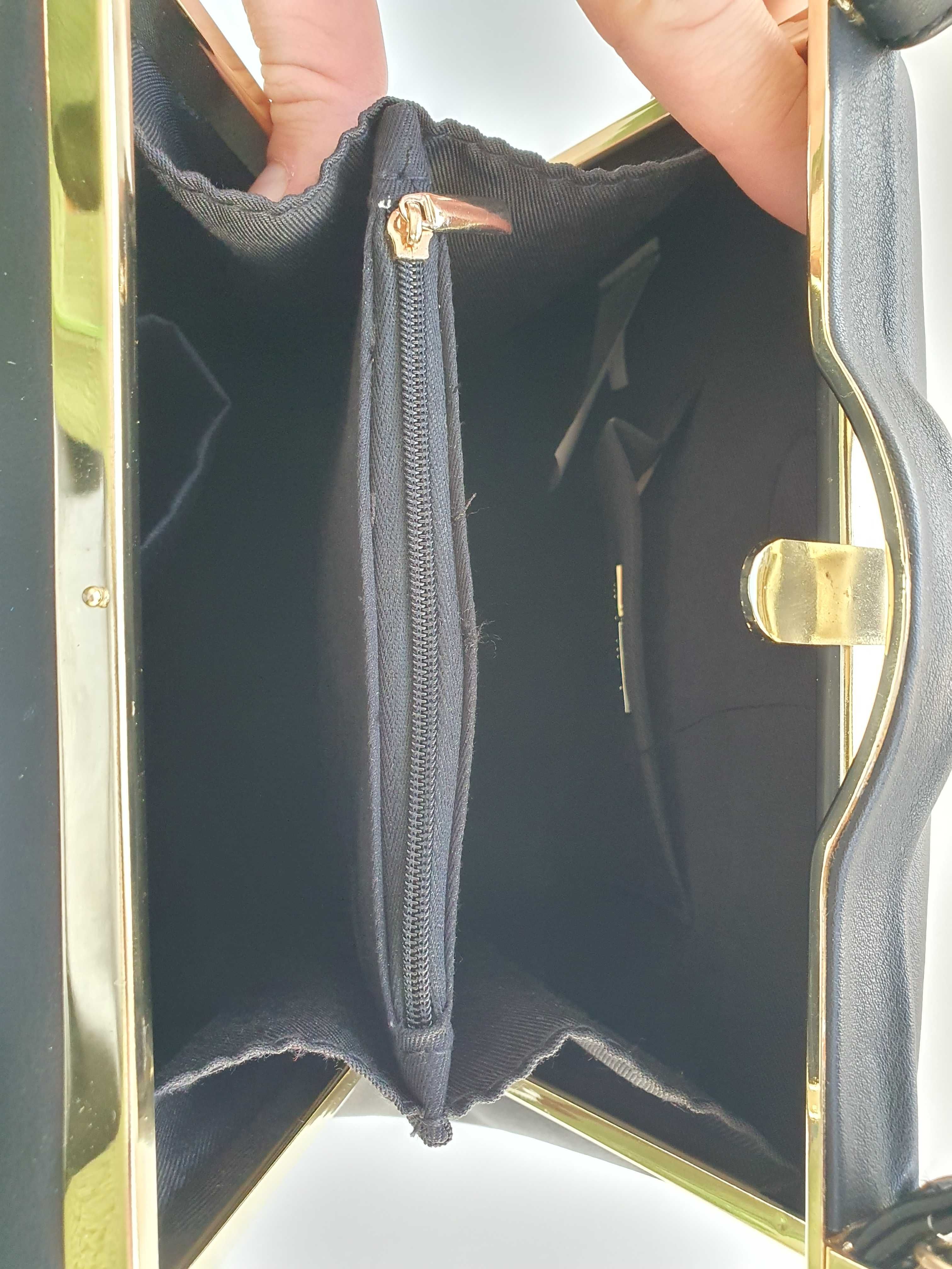 Нова чорна сумка martina k, середнього розміру