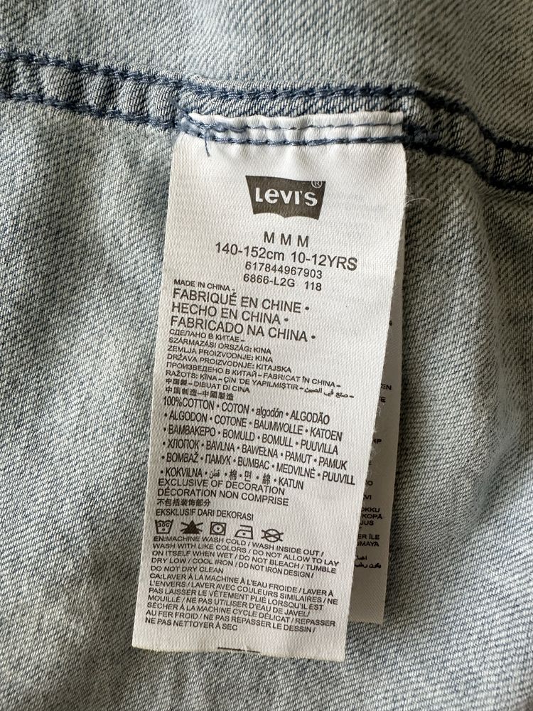 Джинсовая рубашка Levis 140 152