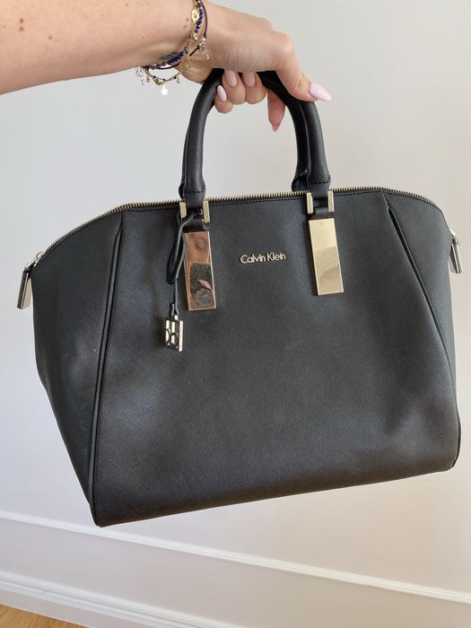 Calvin Klein torebka torba skórzana