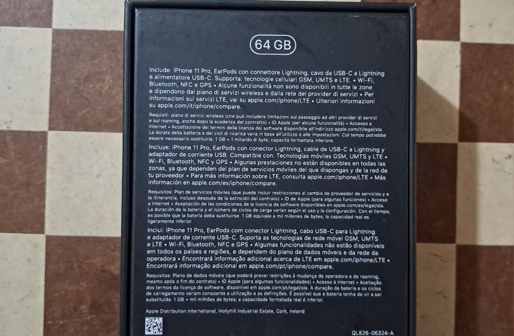 Caixa VAZIA Iphone 11 64GB