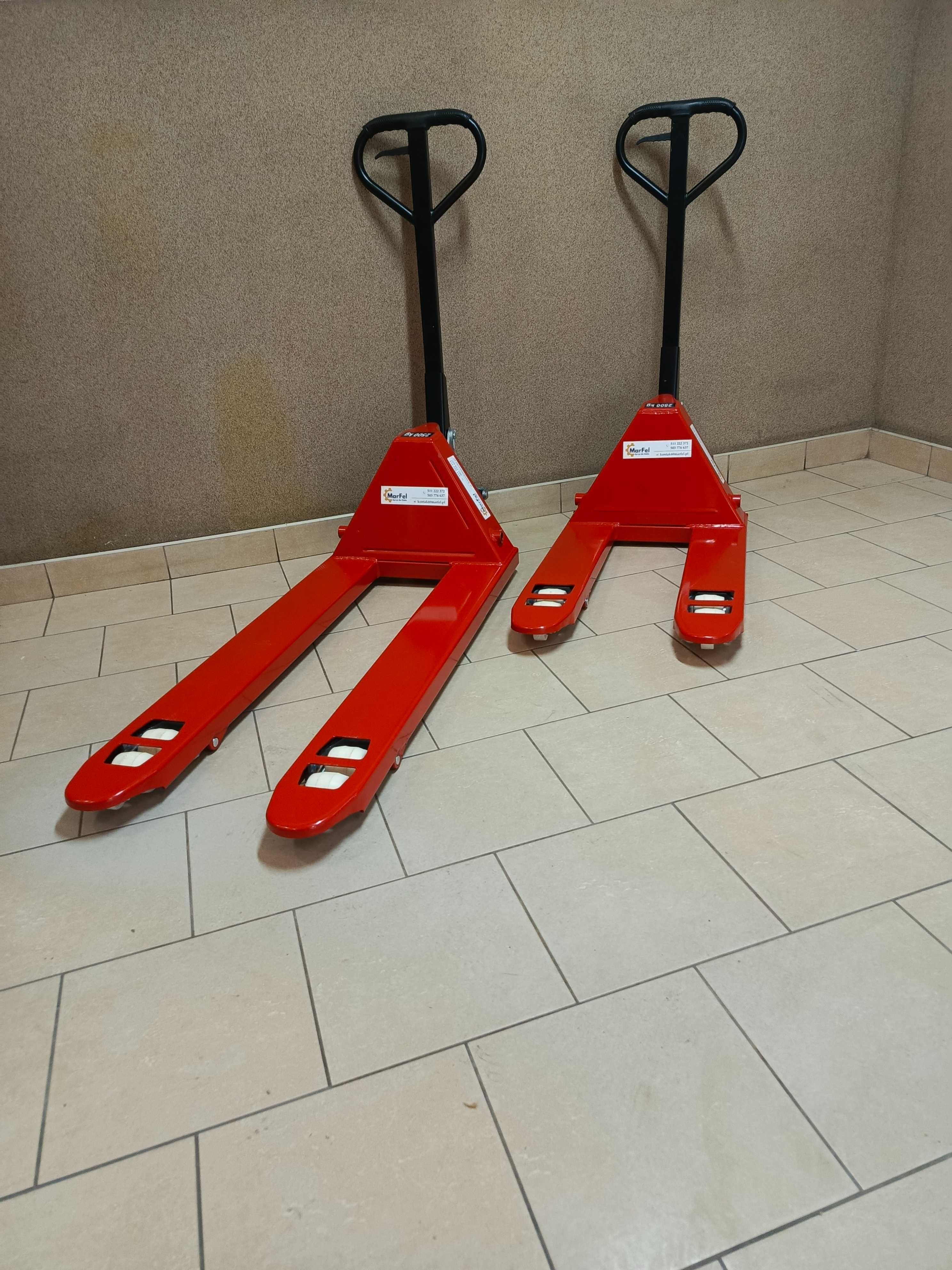 Wózek paletowy paleciak ręczny magazynowy kurierski 120cm 80cm 100cm