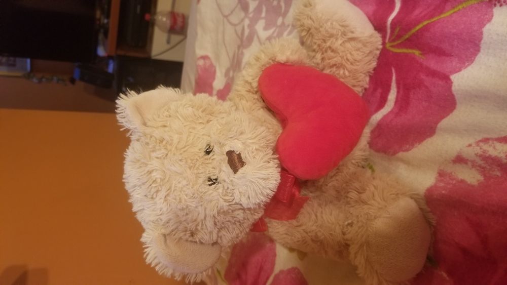 Miś z serduszkiem miłość walentynki