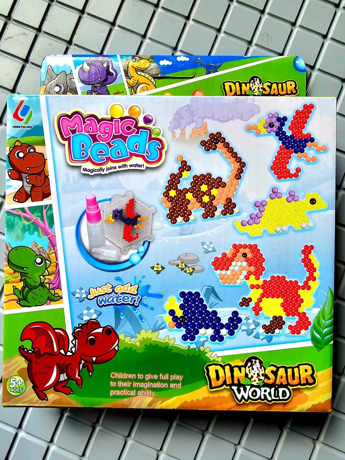 Nowe Magiczne koraliki wodne Magic Beads Dinozaury - zabawki