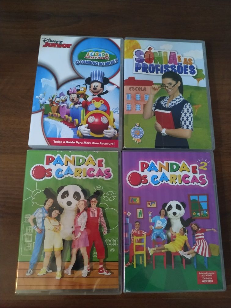 Vários DVDs infantis