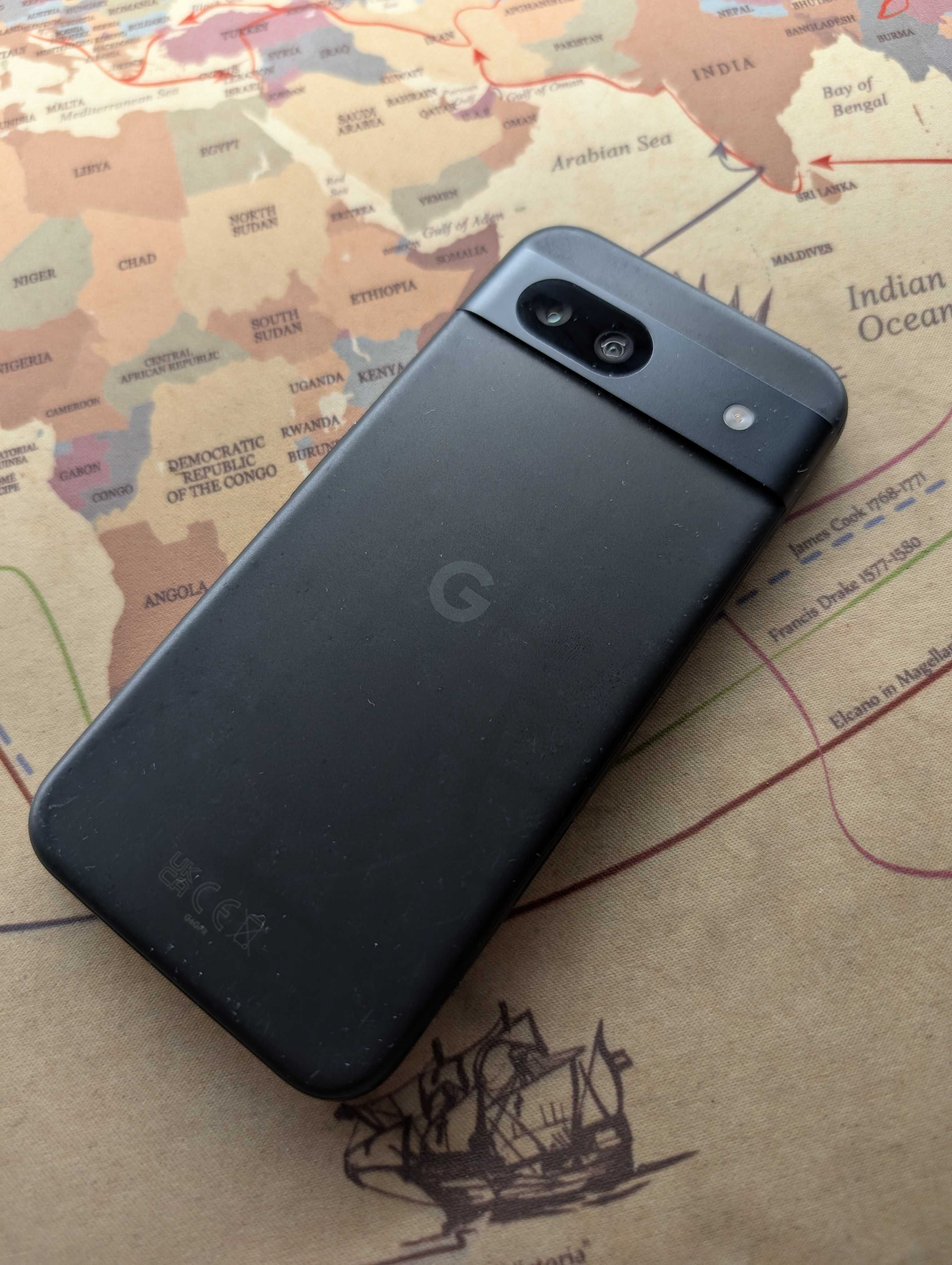 Google PIxel 8A 256GB OBSIDIAN Andr. 16 - stan BDB - gw. do 8.07.2026