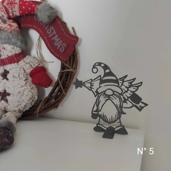 Decoraçao/ presentes de Natal (Gnomos 3D)