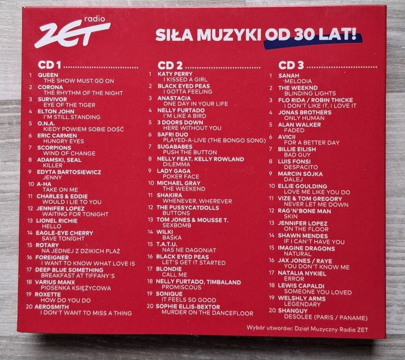 Radio Zet Siła muzyki od 30 lat   3xCD