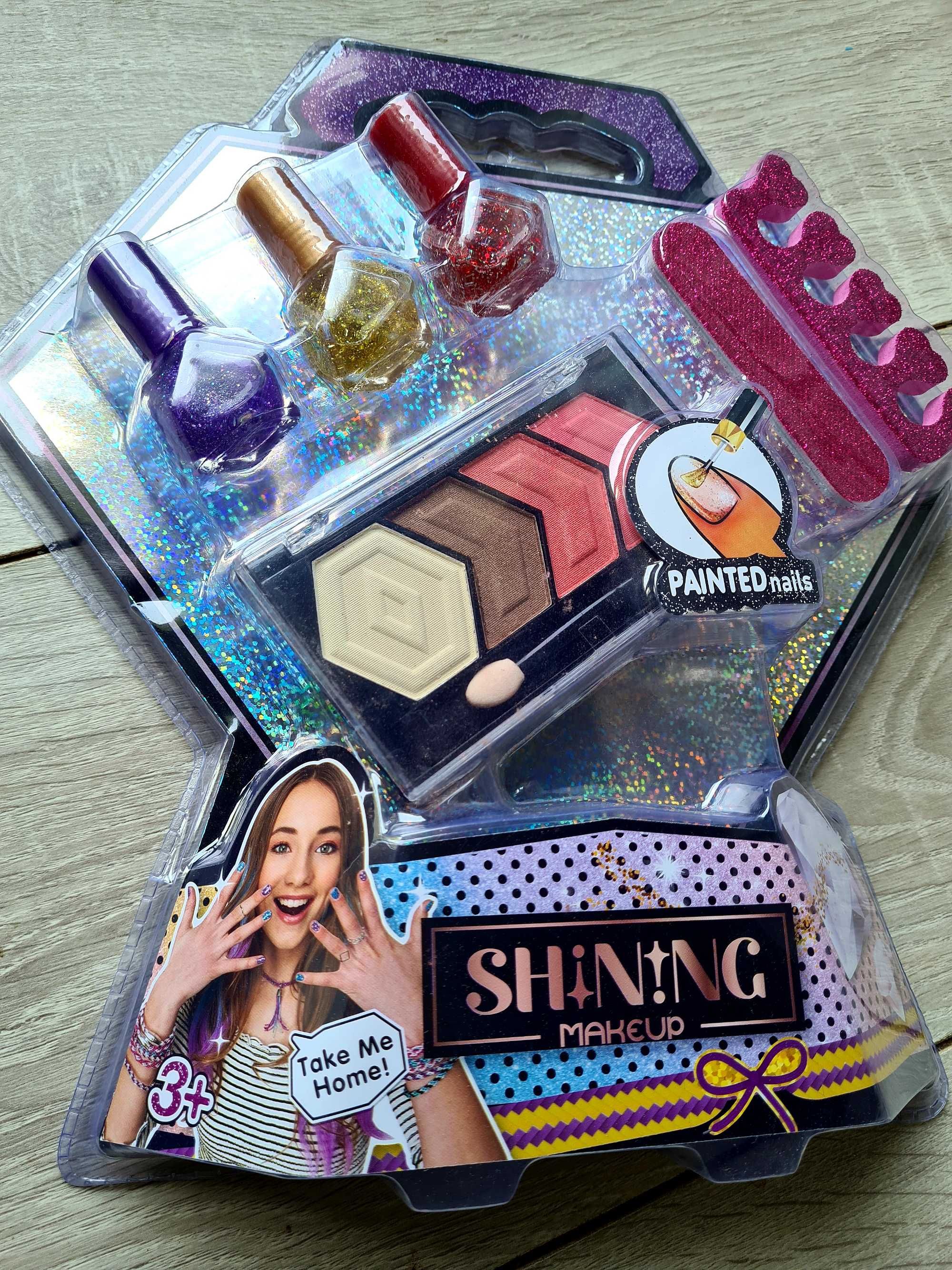 Zestaw make-up + lakiery do malowania paznokci nowe zabawka dla dzieci