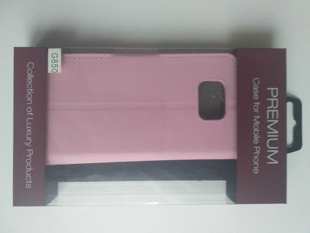Футляр (чехол ) на телефон Самсунг Alpha G850 рожевий,книжечка.