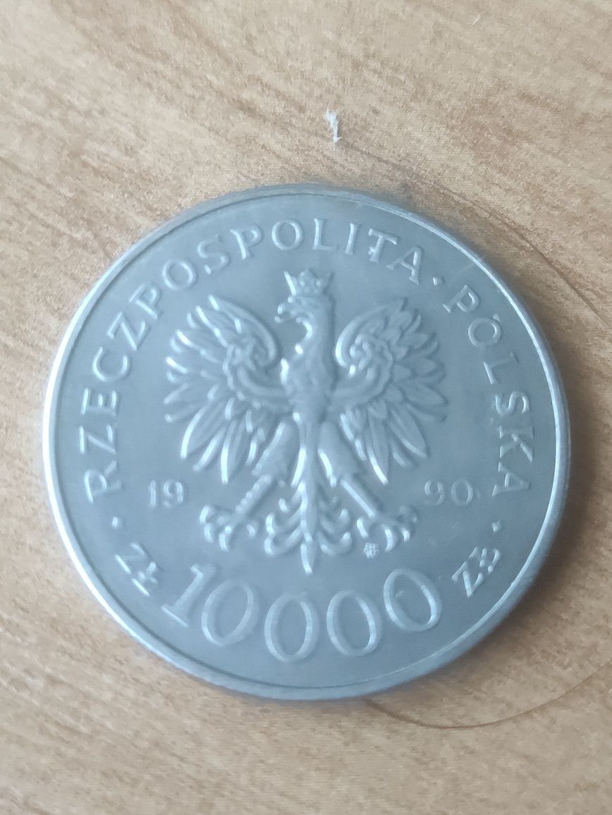 10 000 złotych,, Solidarność " 1990